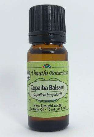 COPAIBA BALSAM OIL - Copaifera langsdorfii - 100% pure
