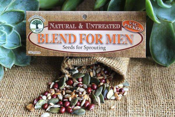 Men Mix - Sprouting Seeds - Mix of Alfalfa, Broccoli, Flax, Pumpkin, Radish, Sunflower See... - 500g