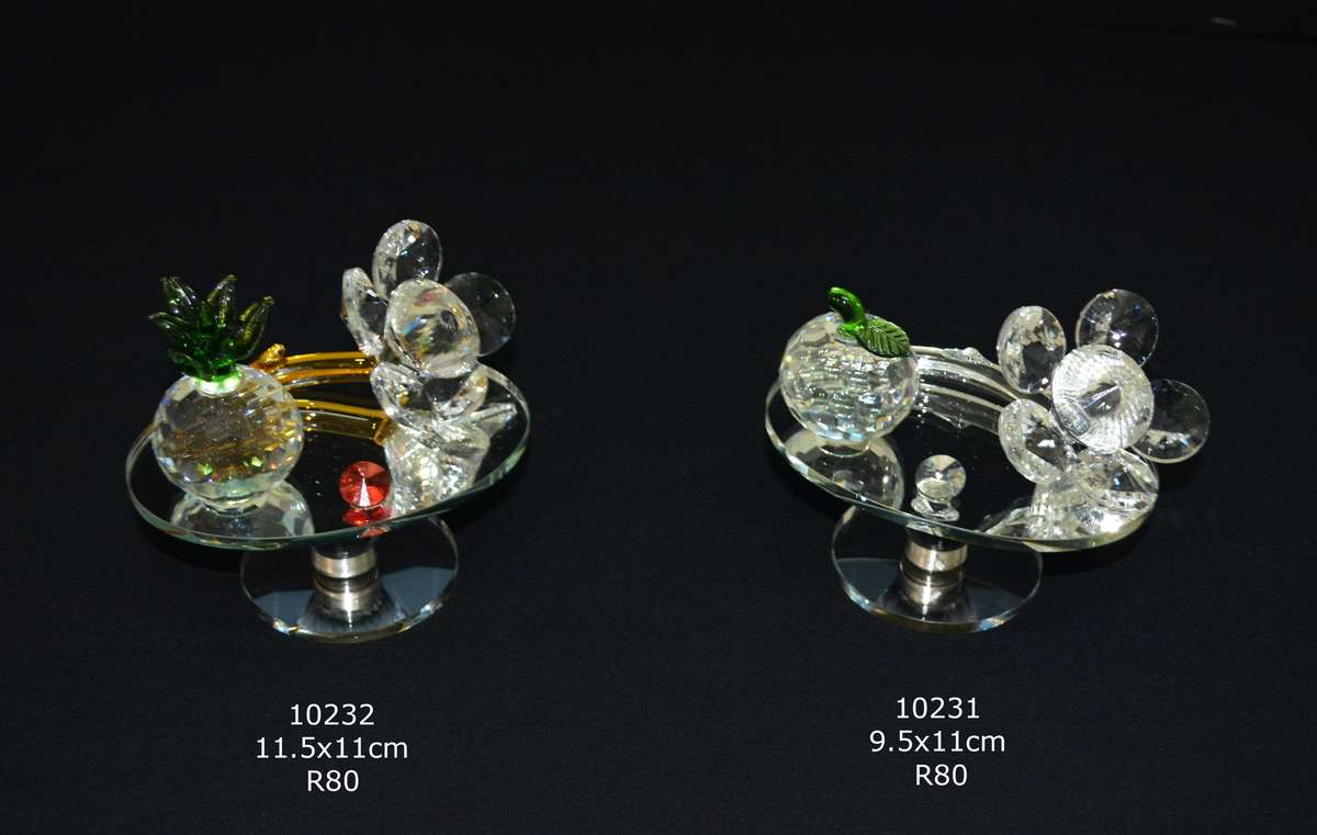 Crystal Fruit & Flower For Home Decoration - 10231