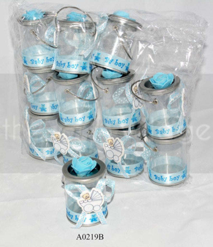 Frill Buckets : Blue Buckets For Boy - A0219B