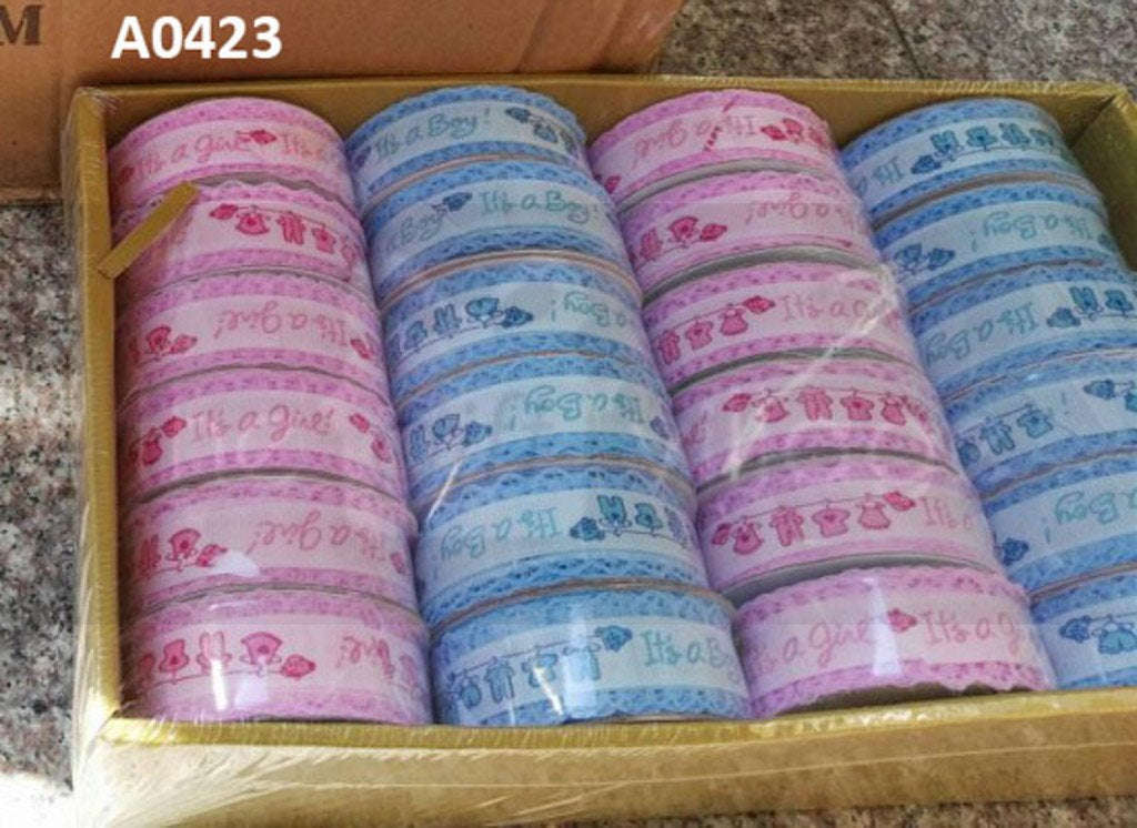 Ribbons : Craft Decoration for Boys & Girls - 6th Design - Blue