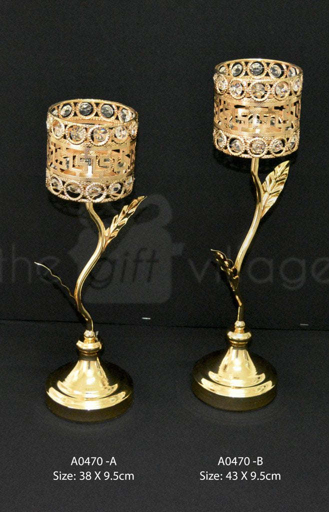 Centerpiece For Decoration in Gold : Height 48cm - A0470gl
