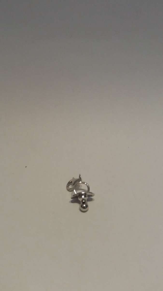 Sterling Silver Baby Dummy Charm