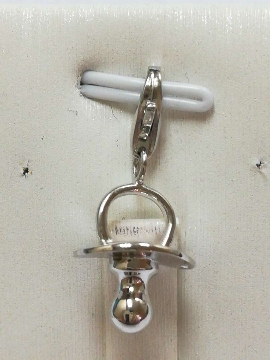 Sterling Silver Baby Dummy Charm