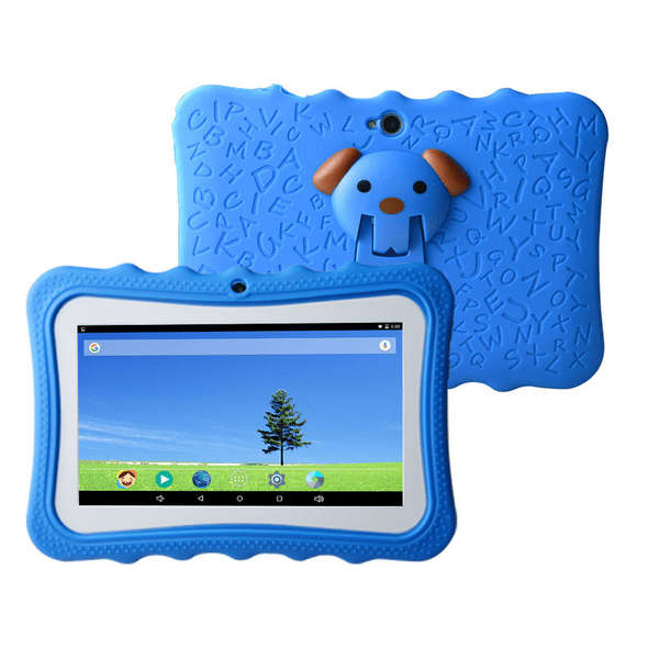 7" Android Kids Tablet + Free Silicone Cover - Blue - Blue