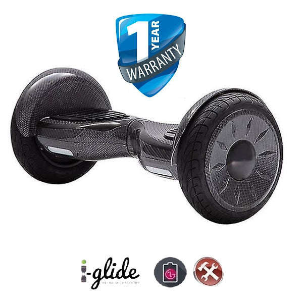 Hoverboard iGlide V3 10" Bluetooth Off-Road - Carbon Fibre