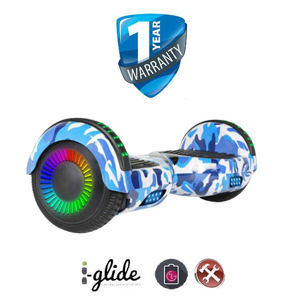 Hoverboard i-Glide V1 6.5 Bluetooth - Blue Army