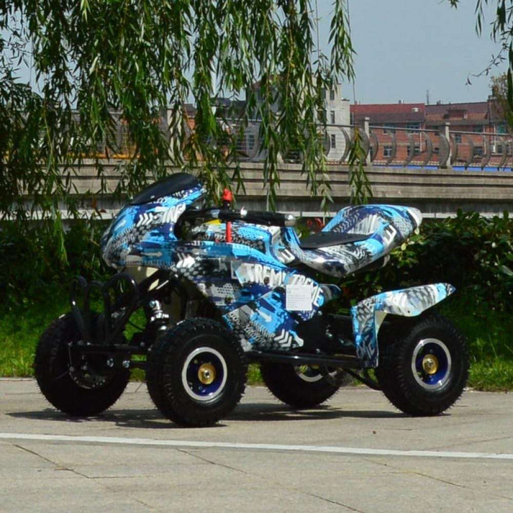 Electric Ride On Quad Bike 36V - Army Blue