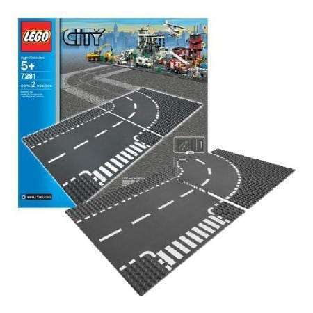 LEGO City Supplementary T-junction & Curve -7281