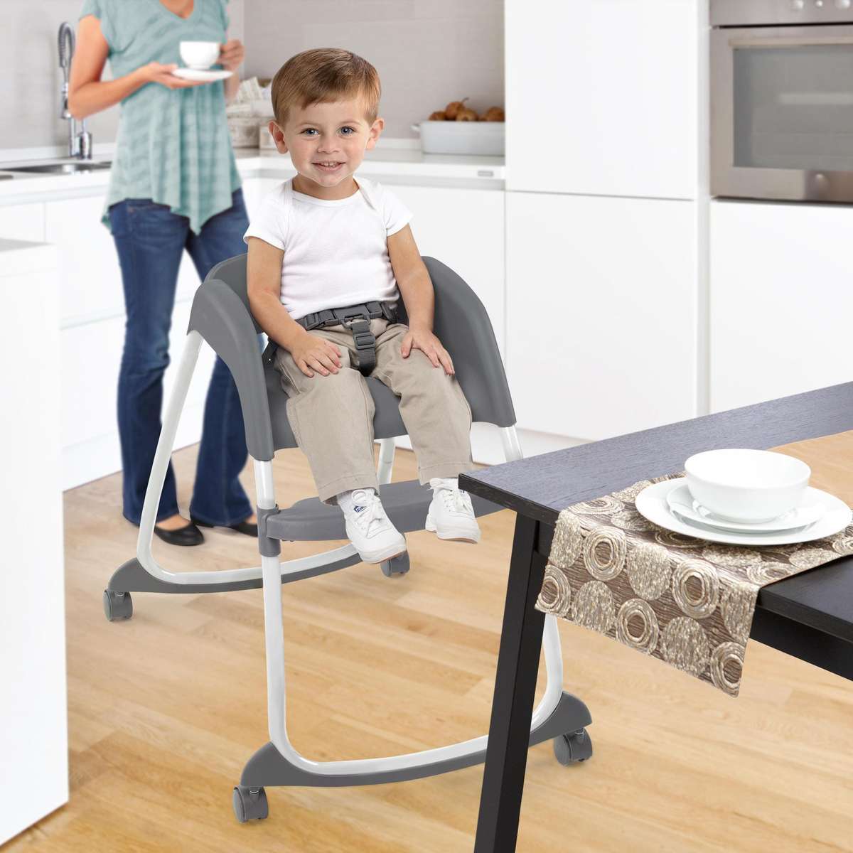 SmartClean Trio 3-in-1 High Chair - Slate