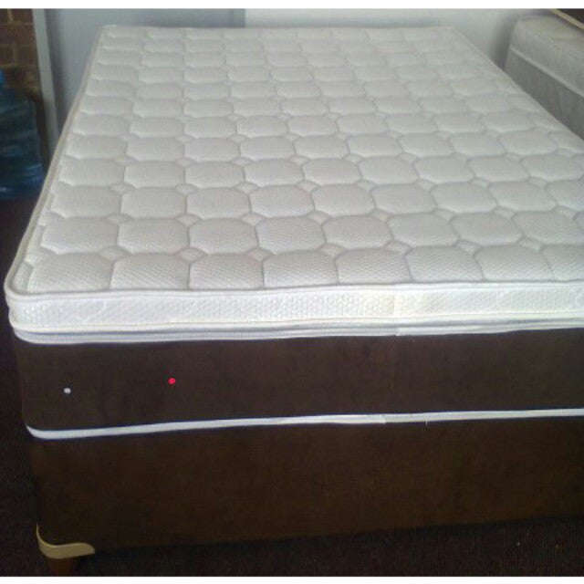 Plush pillow top bed - Double