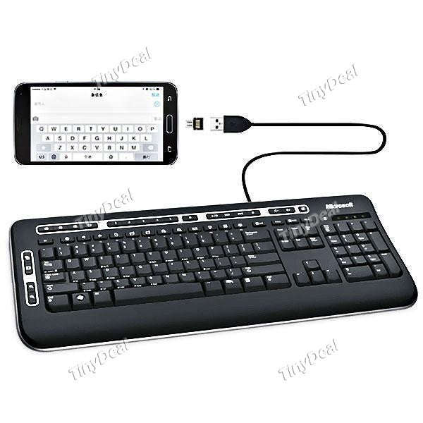 Micro USB to USB OTG Adapters for U-disk Samsung Galaxy Xiaomi Smartphones Tablet PC KB-509464