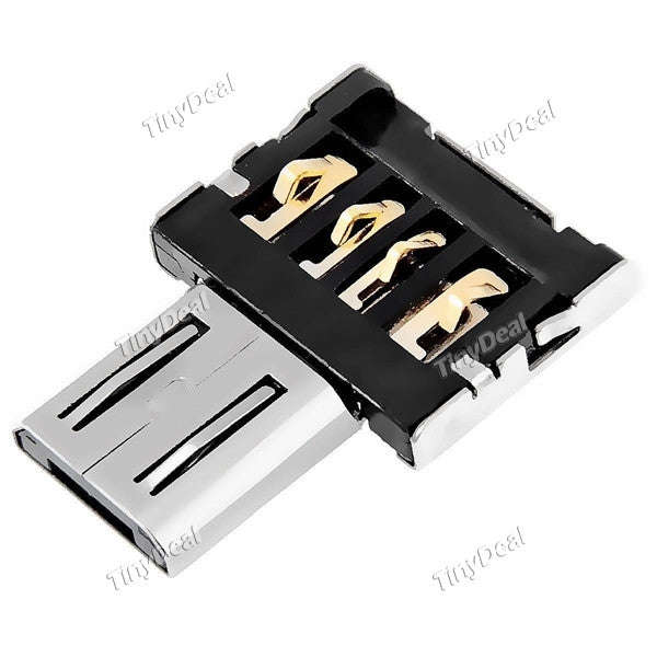 Micro USB to USB OTG Adapters for U-disk Samsung Galaxy Xiaomi Smartphones Tablet PC KB-509464