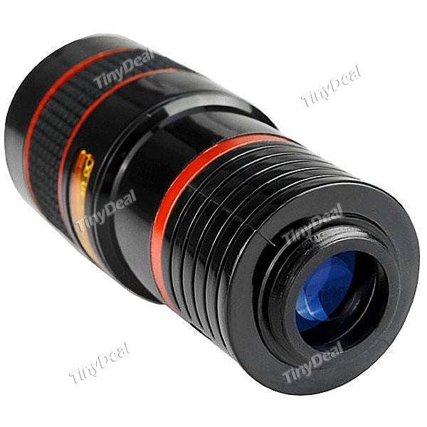 8X Zoom Telescope Monocular Camera Optical Lens for Mobile Phone with Adjusted Holder STS-509933
