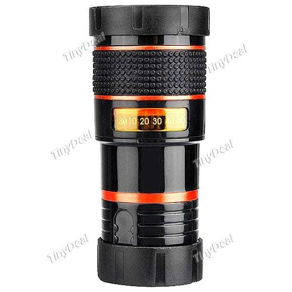 8X Zoom Telescope Monocular Camera Optical Lens for Mobile Phone with Adjusted Holder STS-509933