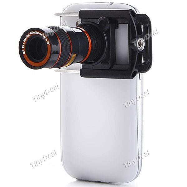 8X Zoom Telescope Monocular Camera Optical Lens for Mobile Phone with Adjusted Holder STS-509933