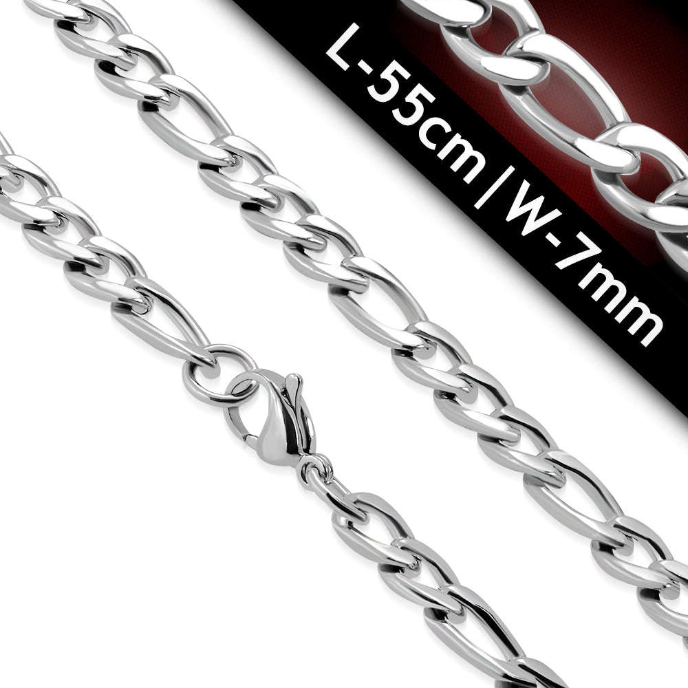 Stainless Steel Figaro Link Chain