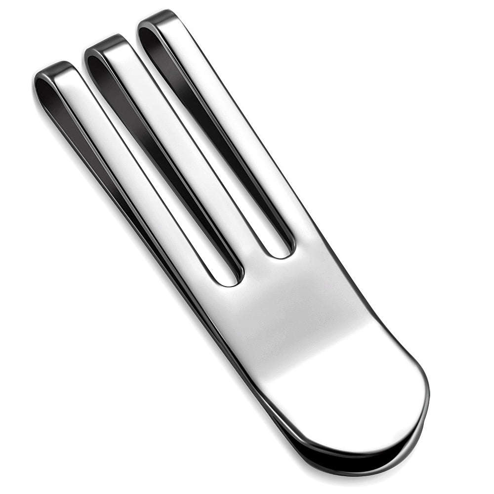 Stainless Steel Hinged Slim Clamp Money Clip