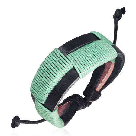Wrap Rope Adjustable Leather Bracelet