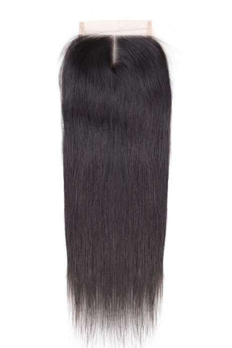 Ossilee Peruvian 9A Stw 1 Part 4X4 Lace Closure - NATURAL / 10