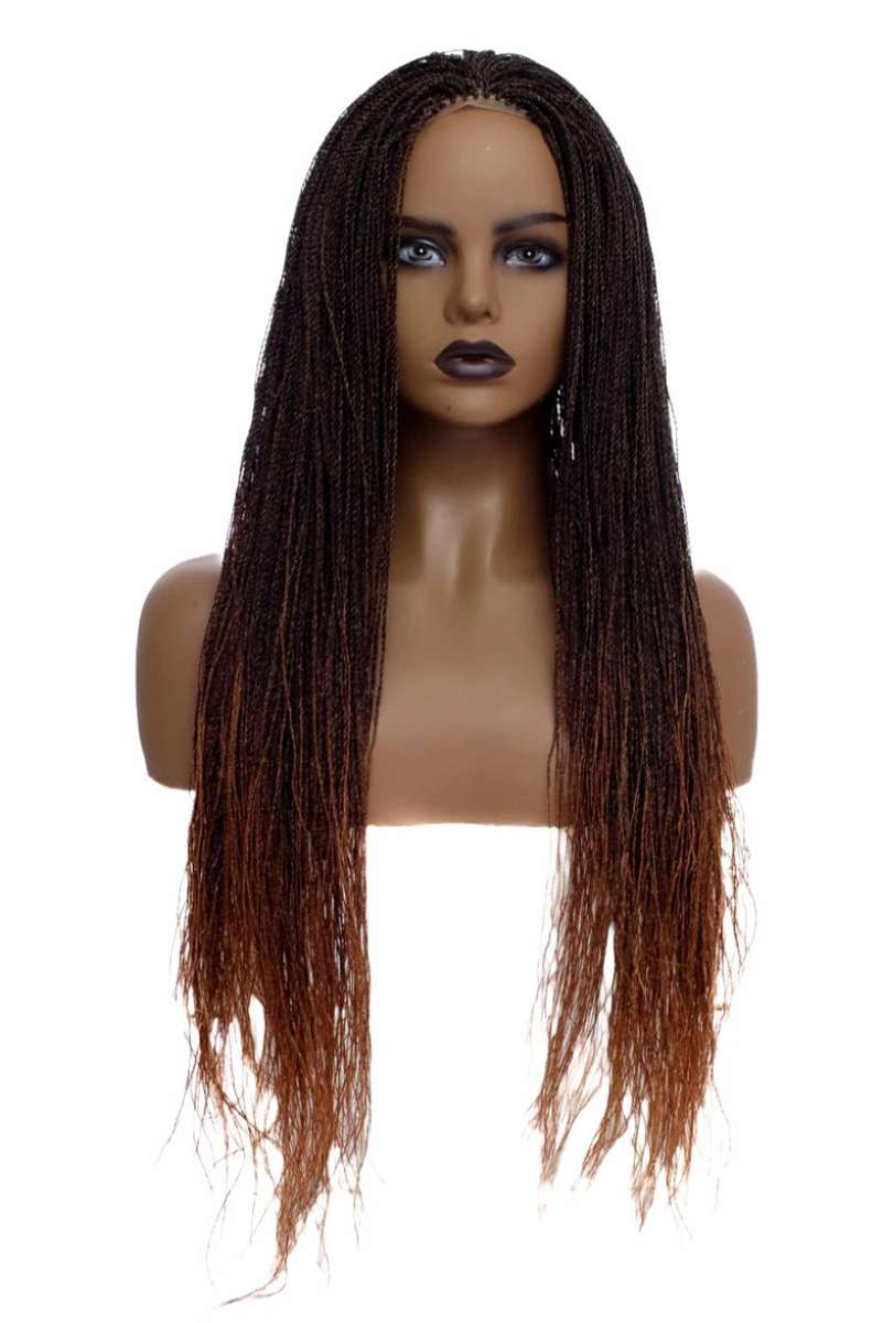 Premium Hand Braided Micro Twist Wigs 18" Ombre 1/27/350