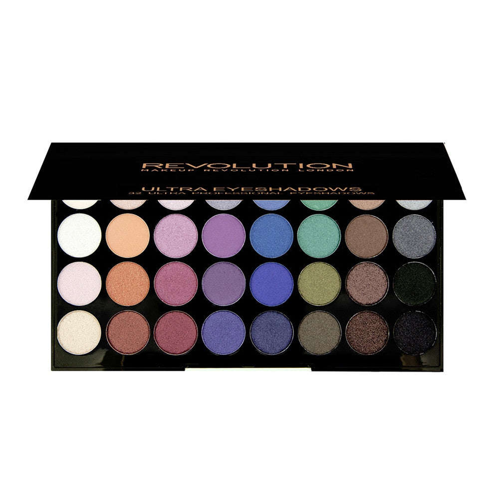 Makeup Revolution Ultra 32 Shade Eyeshadow Palette - Mermaids Forever