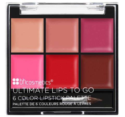 BH Cosmetics Ultimate Lips To Go  6 Color Lipstick Palette
