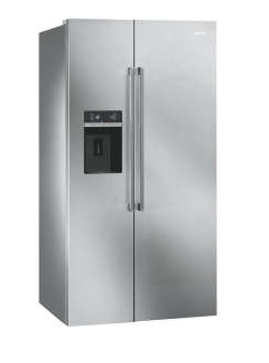 Smeg 90cm Side-by-Side Refrigerator Stainless Steel SBS63XED