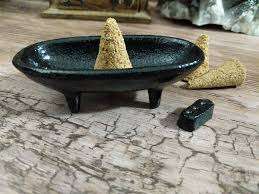 Cast Iron Canoe Smudge Pot and Incense Burner
