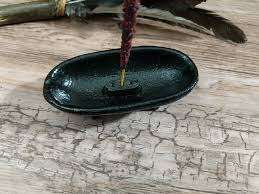 Cast Iron Canoe Smudge Pot and Incense Burner