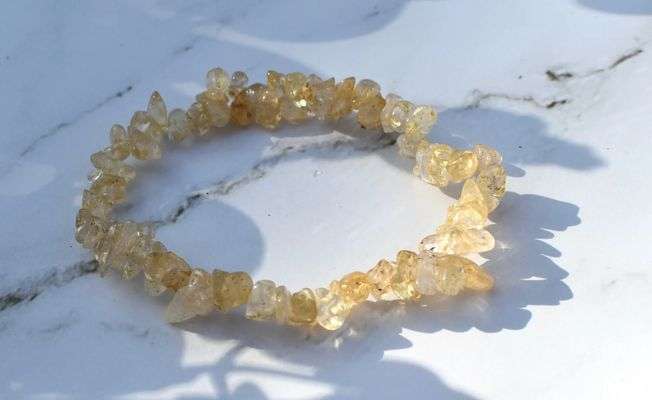 Citrine Chip Bracelet