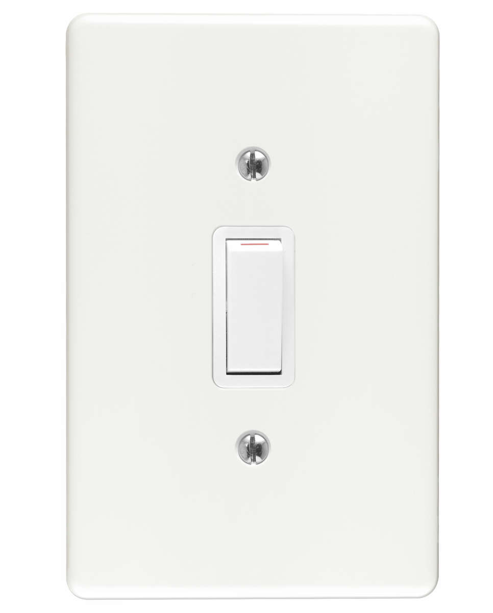 CRABTREE CLASSIC 1 LEVER 1 WAY SWITCH + COVER 4X2