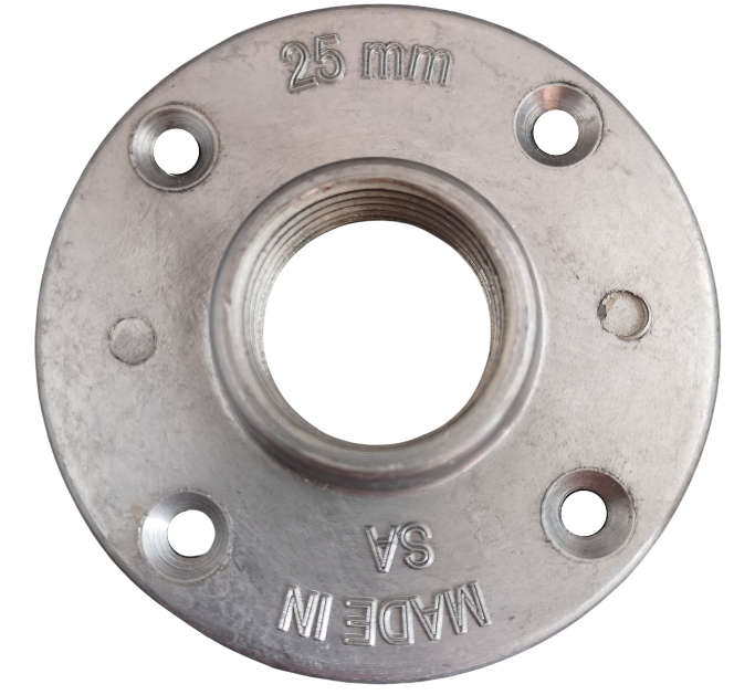 25mm or 1" Flange (for pipe OD +-34mm)