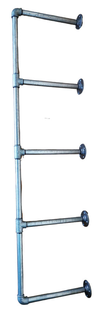 E-Shape 15mm Pipe Frame Shelf kit - for 300mm wide plank (choose qty frames & colour)