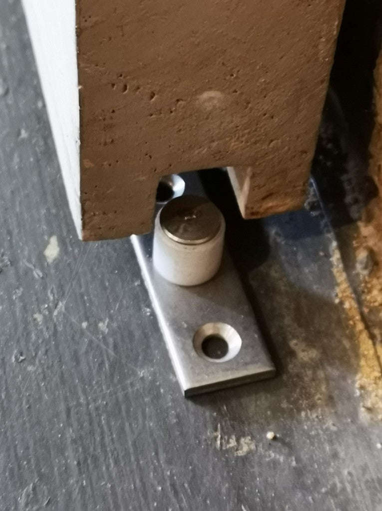 Premium Barn Door Hardware Kit incl 2m Rail - Vintage look 120mm Aluminium Spoke Wheel (no door i...