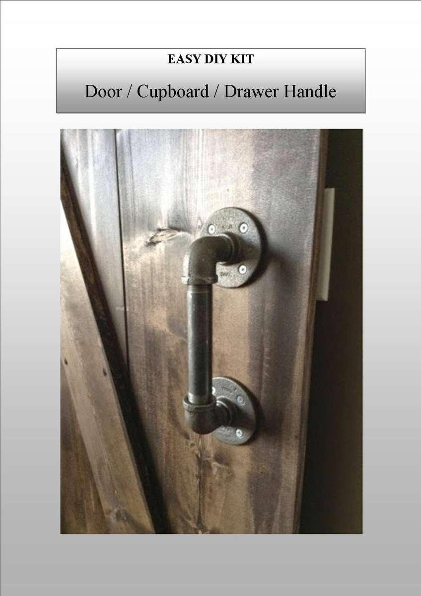 DIY Industrial Door / Drawer / Cupboard Handle Kit