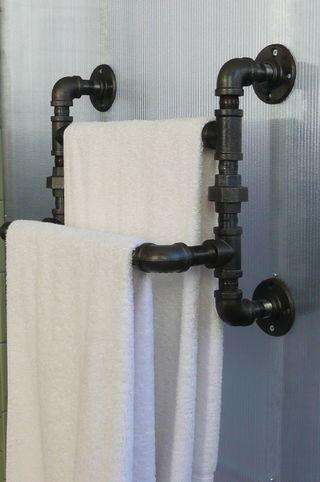 DIY Industrial Towel Rack Kit