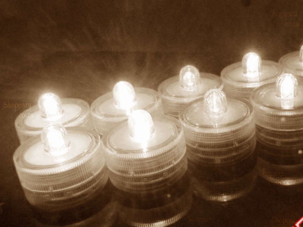 LED Waterproof Floating Wedding Tea Lights Flameless Candle