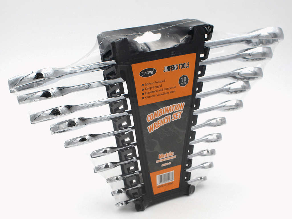 10PC combination spanner set