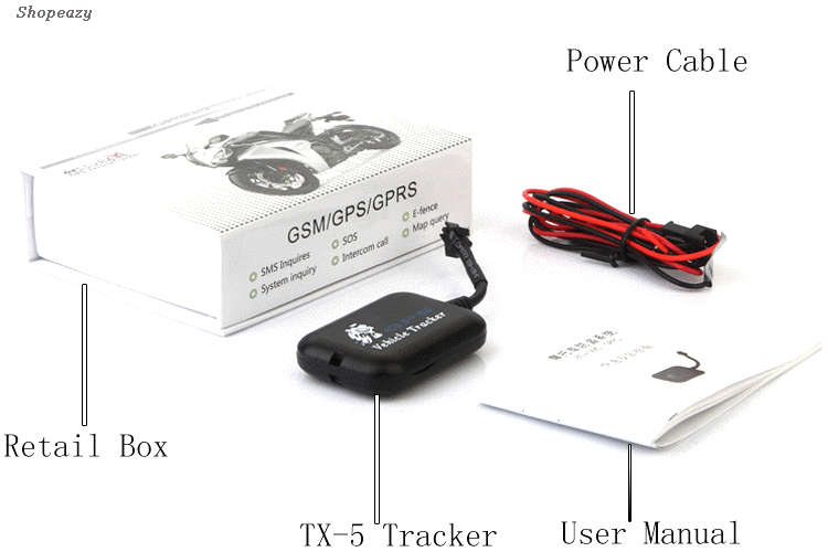 GPS vehicle tracker, Mini GPS tracker for motorcycle