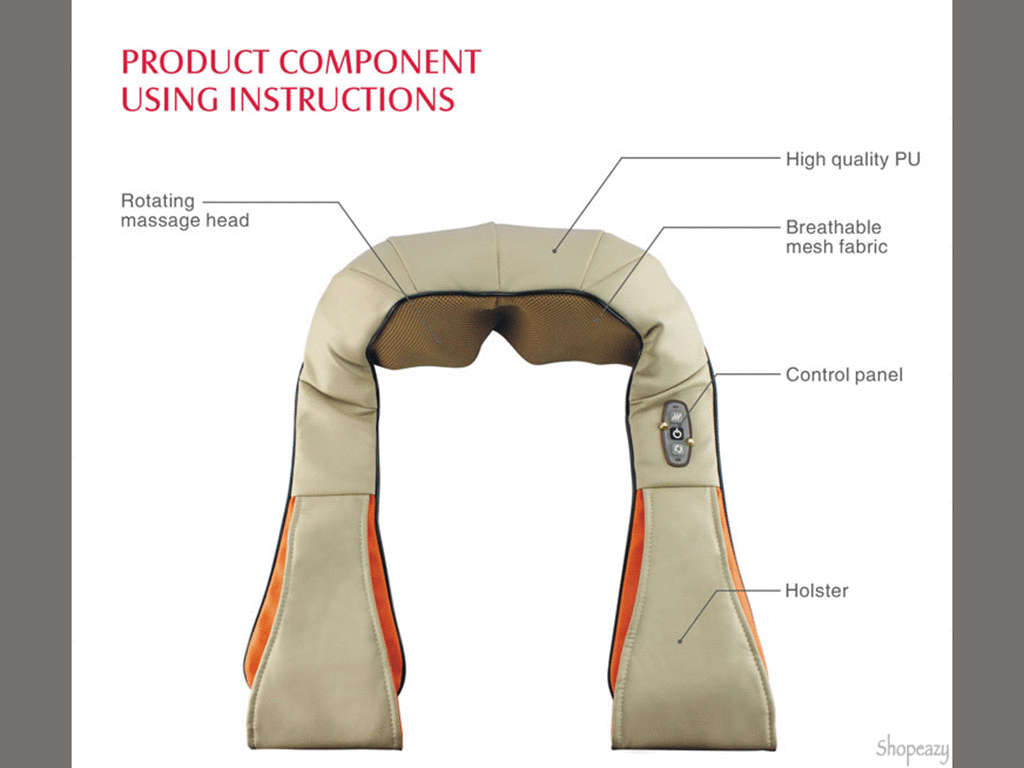 KNEADING NECK SHOULDER BODY MASSAGER