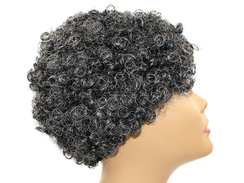 Short curly mini afro wig