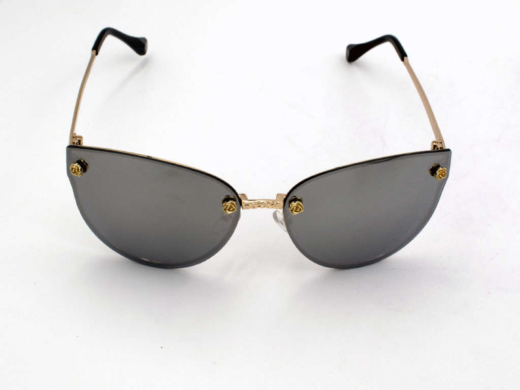Ladies round rose sunglasses