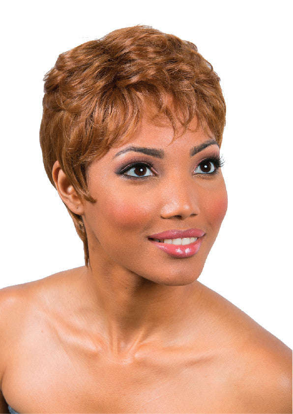 Helen honey short wavy wig
