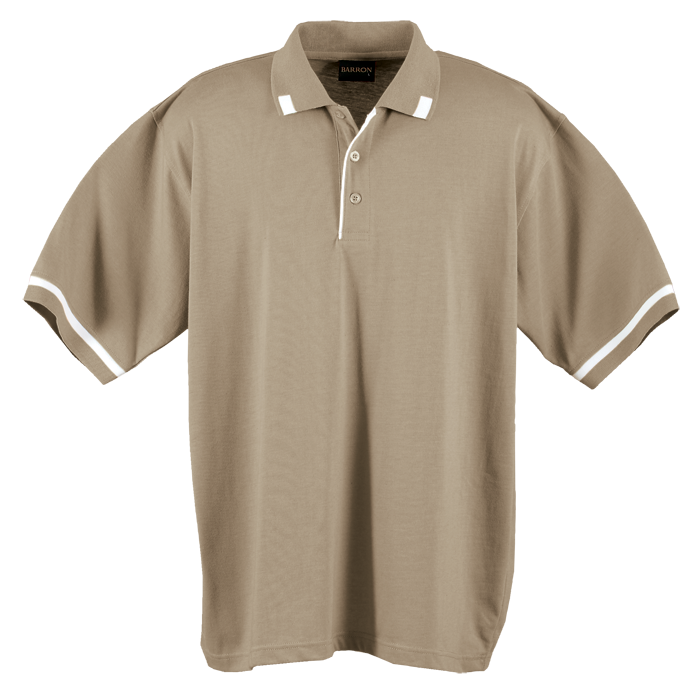 BARRON Mens Matrix Golfer - Khaki/White / L