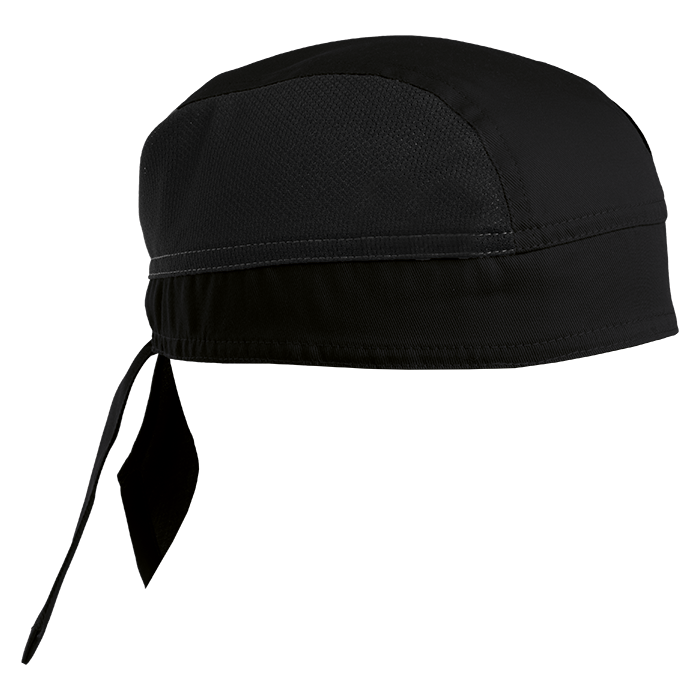 Chef Skull Cap - Black/Black