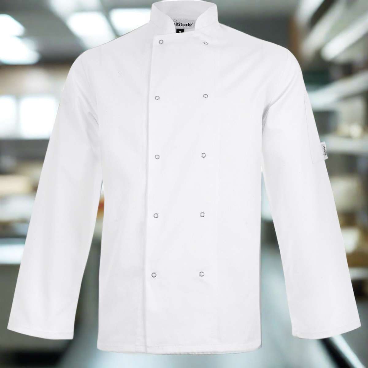 Unisex Long Sleeve Zest Chef Jacket - White / 5XL
