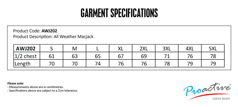 MAC JACK - All Weather Macjack - White / 2XL