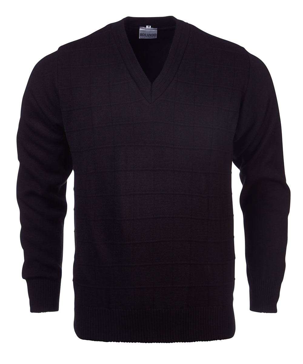 Rolando - Mens Deluxe Knit L/S Jersey - Black / L