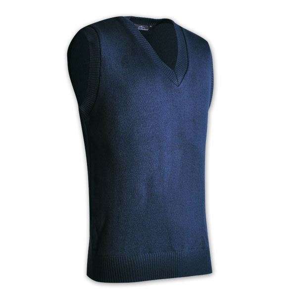 HIGHLAND BROOK - Mens Classic Sleeveless Jersey - Navy / M